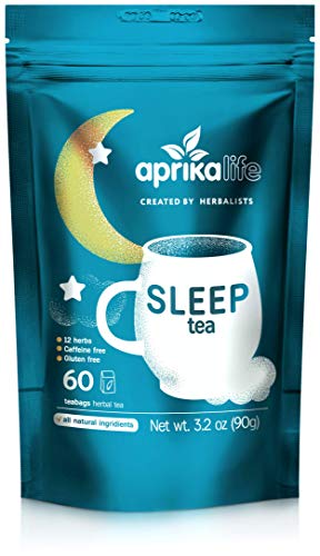 Aprika Life - Sleep Tea with Sleep Guide, 100% Natural Herbal Tea