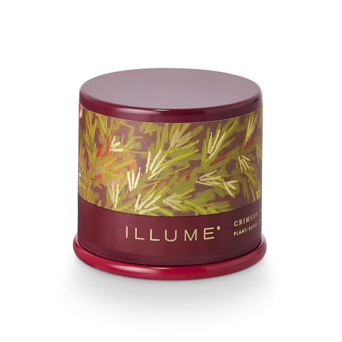 Image of Illume Crimson Woods Demi Vanity Tin Candle
