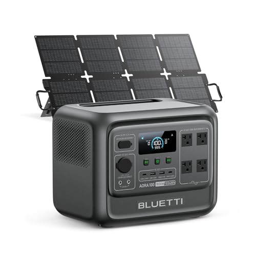 Amazon.co.jp: BLUETTI ポータブル電源 AORA100 V2 130Wソーラーパネル