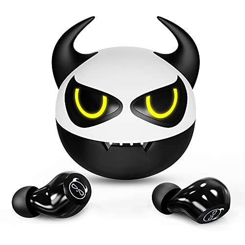 AMAFACE Wireless Earbuds, TWS 5.0 Bluetooth Earbuds with Charing case, Cartoon Cute Earbuds with Microphone, in-Ear Earbuds 36H Playtime, HiFi Stereo,Noise Reduction Earset for iPhone and Android Gift