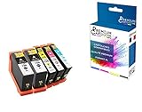  PREMIUM CARTOUCHE - 5 Cartouche Compatible pour LEXMARK 150XL Noir (x2) + Cyan + Magenta + Jaune Lexmark Pro 715 Pro 915 S315 S415 S515
