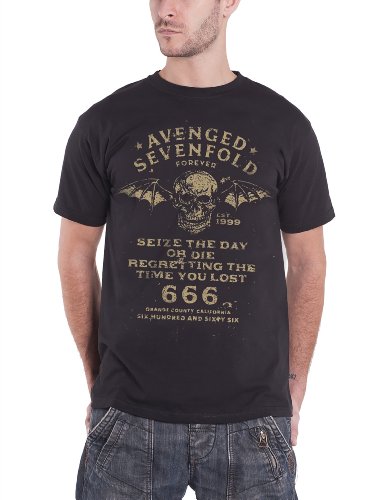 Bravado - T-shirt Homme Avenged Sevenfold - Seize The Day - Noir - Noir - X-Large