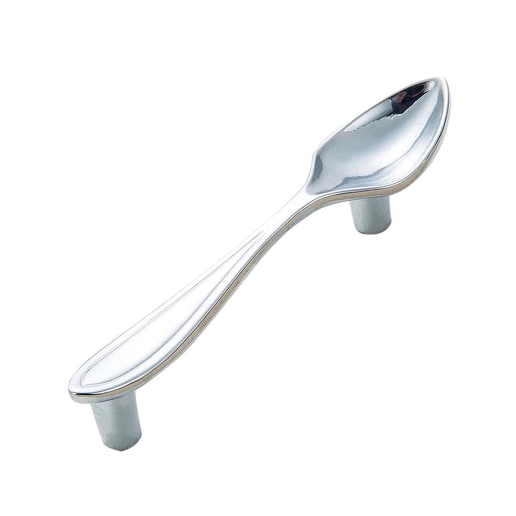 QLECXZI Chic Spoon Shaped Pull Handle Furniture Knob Cabinet Hardware Easy Installation for Elegant Home Transformations Pull Handle for Kitchen Cupboard