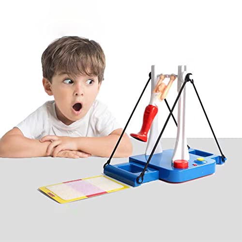 LJWW Gymnastics Machine Desktop Office Games Big Rotation 360 Degrees Gymnastics Prince bar Toys - flip Funny Stress Relief Sports Toys by LJWW - Used condition - Image 4
