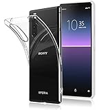 Sony Xperia 10 II ケース SO-41A / SOV43 カバー クリア TPU透明保護 ソフト シリコンケース 薄型 落下防止 衝撃吸収 耐衝撃 柔らかい手触り クリア Xperia 10 II/docomo SO-41A / au SOV43 全面保護カバー PCduoduo