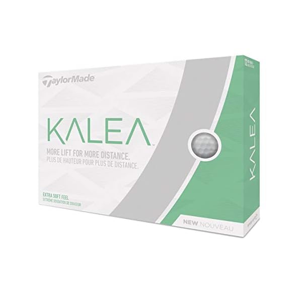 TaylorMade Kalea Golfbälle für Damen, Weiß, EIN Dutzend (2019)