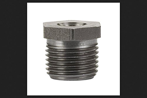 Billco 3/8 in. MPT 1/4 in. Dia. x 0.66 in. L MPT Black Steel Hex Bushing