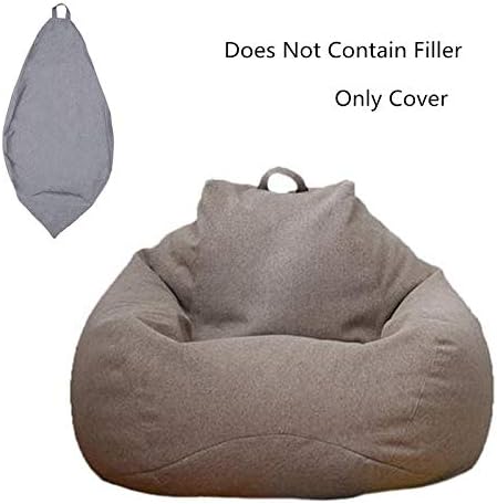rosemaryrose Large Bean Bag Chair for Indoor and Outdoor Use - Adult Highback Beanbag - Beautiful Beanbags - Water Resistant- Perfect Lou(No Filling)