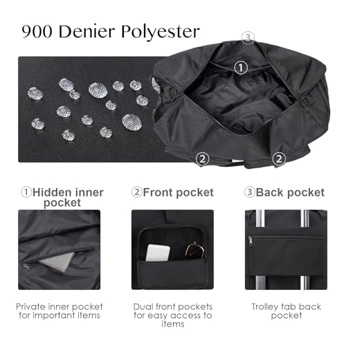 Travel Duffel Bags 65L,Gym Bag, Travel Bag, Duffle Bag for Men, Foldable Overnight Weekender Bags for Women & Men with Adjustable Shoulder Strap2