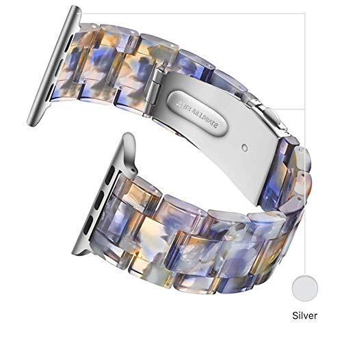 Image of Light House Apple Watch Bands-Fashion Lightweight Resin iWatch Bands for Women Men 38mm /40mm /41mm /42mm(Series 11 10), 49mm /46mm /45mm /44mm /42mm(S 3 2 1), Compatible with Apple Watch Series 11 SE 10 9 8 7 6 5 4 3 Ultra