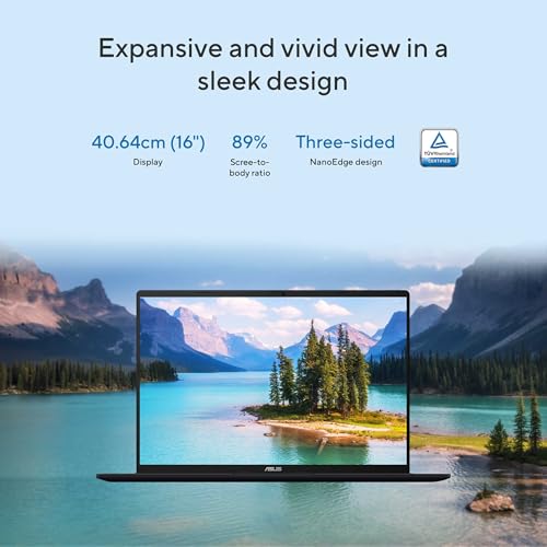 Image of ASUS Vivobook 16 (2026),Smartchoice,Intel Core Ultra 5 325 (Series 3), Intel iGPU,16GB RAM,512GB SSD,FHD+, 16 inch(40 cm),Win11,M365 Basic(1Y),Office 24,Quiet Blue,1.88 kg,X1607AA-MB037WS, Copilot+ AI PC