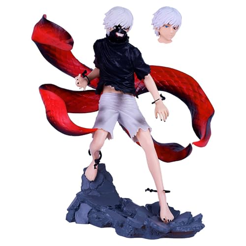 XESAGSNV Animation : personnage de Tokyo Ghoul: Kaneki Ken. Décoration de bureau, cadeaux pour les amateurs d'anime.