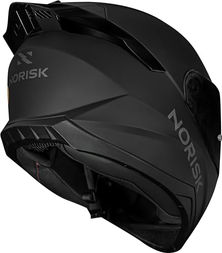 Capacete Norisk Razor Solid Matte Black Edition c/ Viseira Fumê 58/M