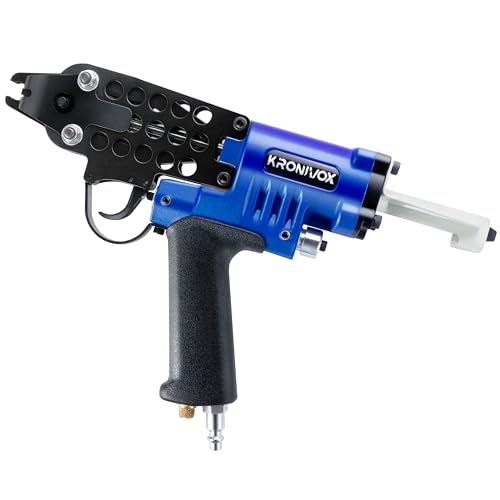 Kronivox SC760 Pneumatic Hog Ring Gun 16GA 1/2-Inch C-Ring Stapler