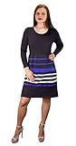 Peach Couture Winter Fashion Fine Gauge Stripe Sweater Dress