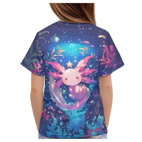Girls Boys Tees Graphic T-Shirt Short Sleeve Shirts Pullover Top for Kids Summer Clothes 3-164