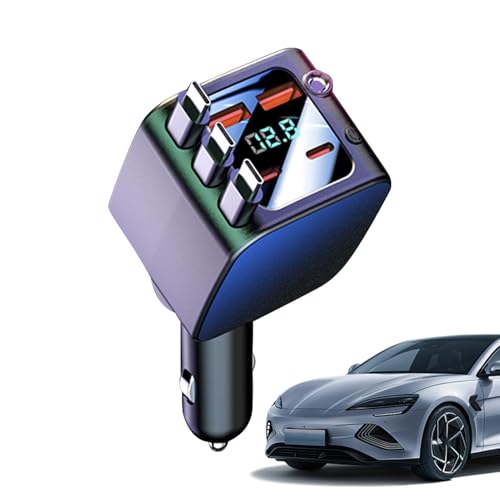 Cargador de coche cable retráctil rápido para solucionar la falta de batería en camión