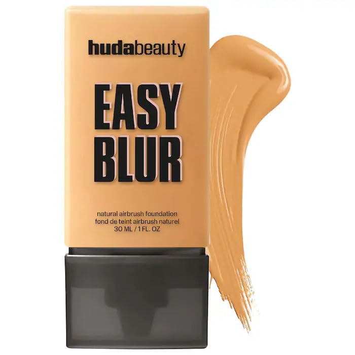 H.U.D.A - Blurring Foundation, Buildable Coverage, Natural Airbrush Finish, Hydrating & Long-Lasting Face Makeup - Color: 355W