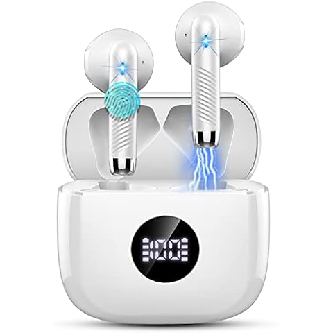 Auriculares Bluetooth 5.3 HiFi Estéreo IP7 Impermeable Cover