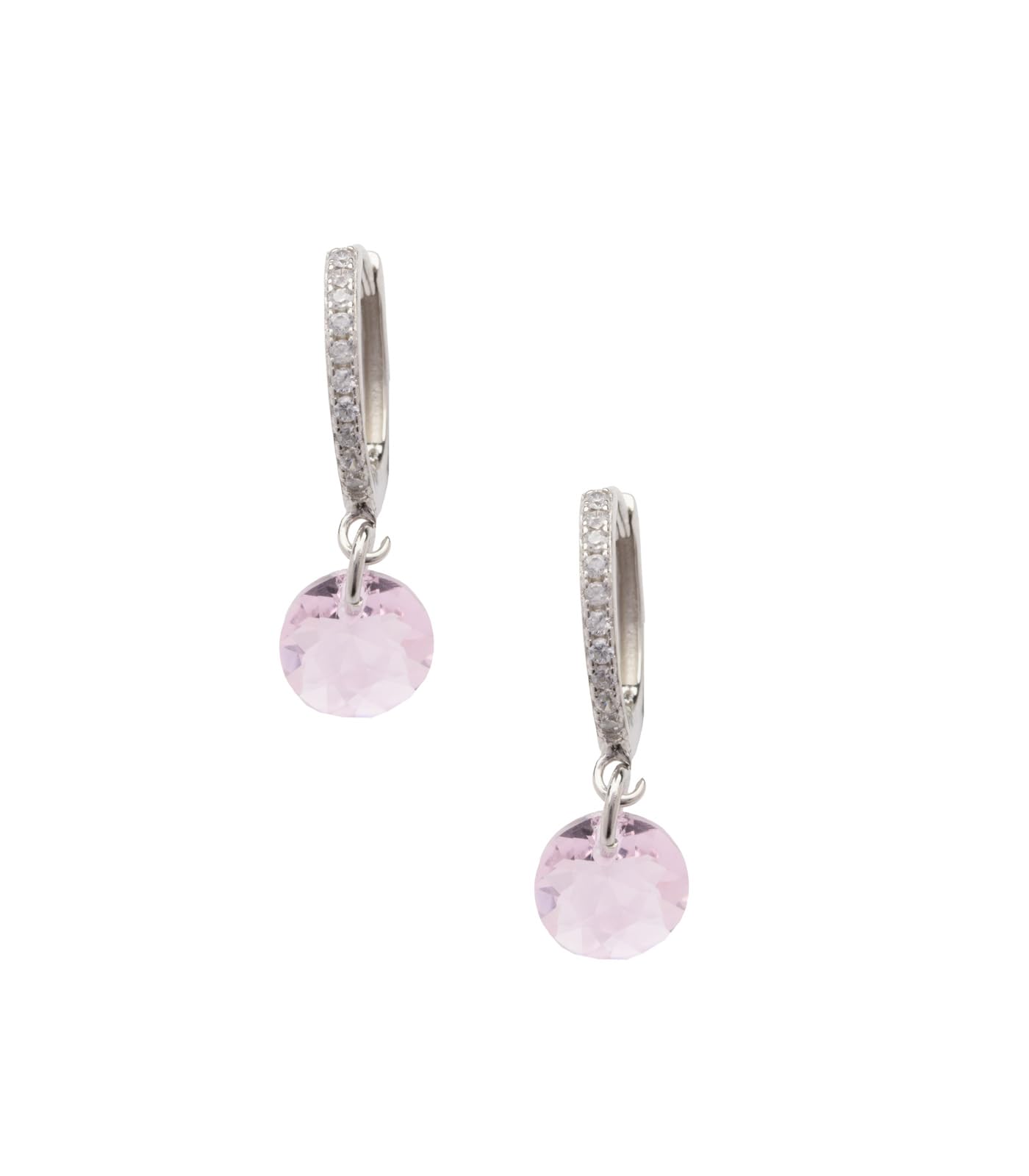 Gargi by P.N. Gadgil and Sons | 925 Sterling Silver | Dangling Circle Hoops | Gifts for Girlfriend, Women & Girls | With Certificate of Authenticity & Hallmark (Pink) (B0D797BCL4) Amazon Price History, Amazon Price Tracker