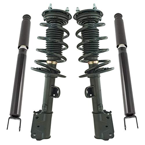 Image of TRQ Front and Rear Complete Strut Assembly & Shock Absorber Kit Complete Strut & Coil Spring Assembly Compatible with 2013-2019 Ford Explorer