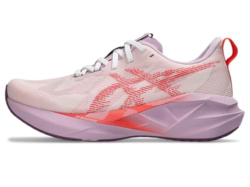 Image of ASICS Novablast 5 Women's Trainers, White Coral Reef, 6 US