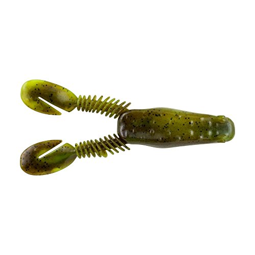 Berkley Power Bait Rib Toad Bait (6 Count), Bullfrog, 4-1/2"
