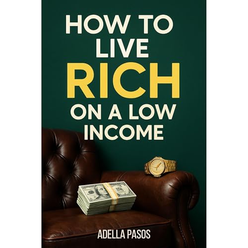 How to Live Rich on a Low Income Audiolibro Por Adella Pasos arte de portada