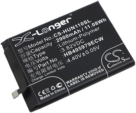 Cameron Sino Battery for AMN-LX9, DRA-L02, DRA-L03, DRA-L21, DRA-L22, Y5 2019, Y5 Prime 2018, Y5 Prime 2018 LTE, Y6 2017, Y6 2017 Dual Sim, Y6 2019, Y6 Pro 2017, Y6 Pro 2017 Dual SIM 2900mAh