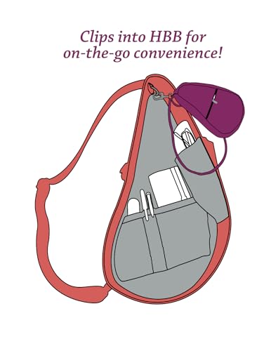 Image of AmeriBag 10 inch Healthy Back Bag Nylon Ergonomic Crossbody Sling Baglett for Everyday Use, Travel & Walking Comfort