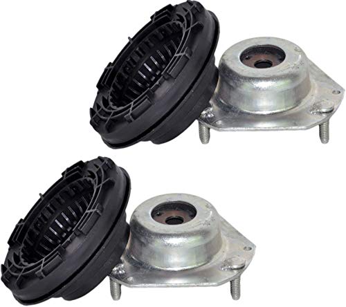 D2P 1526778 Front Suspension Top Strut Mounts With Bearings (Pair) Replacement For Ford Fiesta Mk6