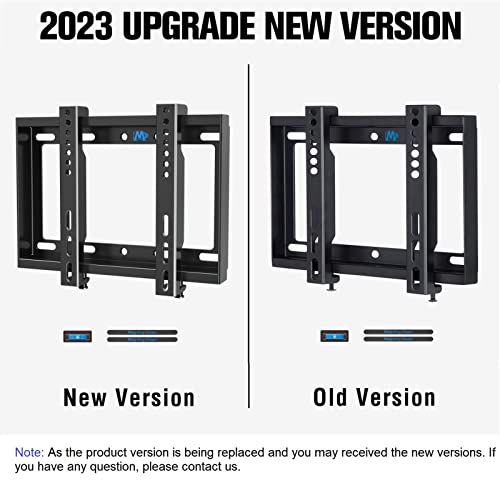 Mounting Dream Ultra Slim Tv Wall Mount Tv Bracket For Most 17-42 Inch Flat Screen Led, Lcd Tv, Fixed Tv Mount For Vesa 50X50 To 200X200Mm, 66 Lbs, 8”/Single Stud, Flush Low Profile Wall Mount Md2351 #TOP1