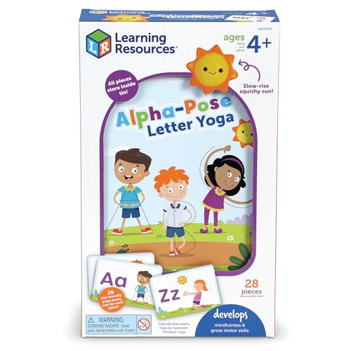 Learning Resources Alpha-Pose Letter Yoga, Kids Yoga, Alphabet Flash Cards, Learning Toys for Toddlers, Social Emotional Learning, Gifts For Kids Ages 4+, 28 Pieces - Image 3