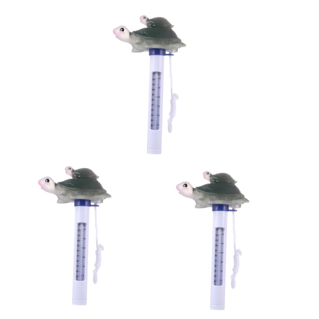 Mipcase 3pezzi Termometro Per Piscina Forma Di e Resistente Monitoraggio Della Temperatura Per Vasche Da Bagno Spas e Acquari Per Animali Domestici