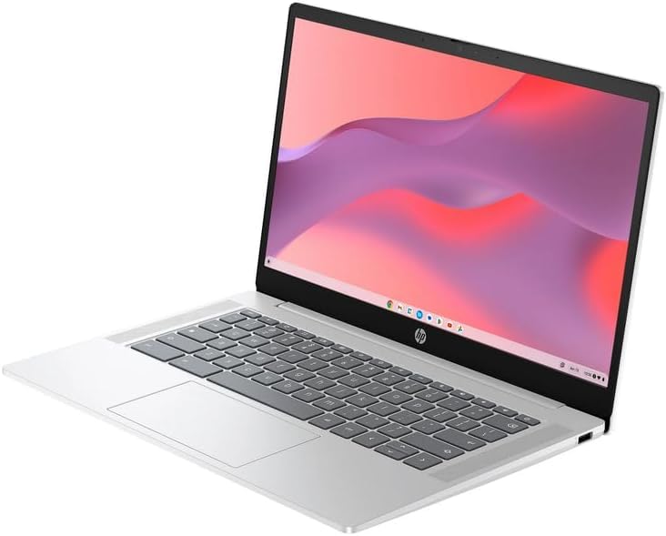 Image of HP New 14 Chromebook Laptop | 4GB LPDDR5 RAM | 128GB UFS | Designed Purely for School and Work | Wi-Fi 6 and Bluetooth 5.3 | ChromeOS | Thin and Light |