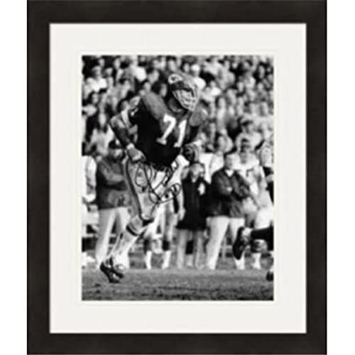 Autograph Warehouse 422093 Ed Budde Autographed 8 x 10 in. Photo Kansas City Chiefs No.1 Matted & Framed