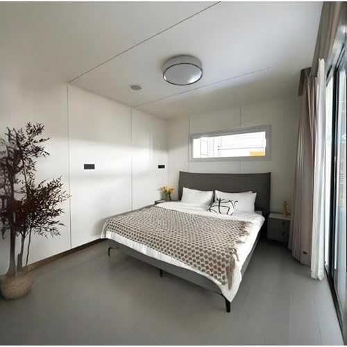 20FT Prefab Tiny Home for Sale,2 Bedroom Container House Modular Home,Prefabricated Tiny House to Live in for Adults with Bathroom and Kitchen,Expandable Portable Mobile Tiny Homes for Modern Living - Image 3