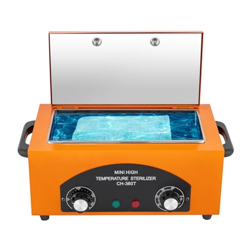 MINRS Esterilizador de aire caliente, esterilizador de alta temperatura, 300 W, 220 ℃, esterilizador de calor seco con temporizador ajustable para herramientas de uñas, herramientas cosméticas,
