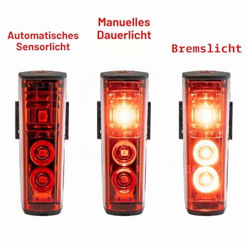 SIGMA Blaze | LED Fahrradrücklicht | StVZO zugelassenes, akkubetriebenes Rücklicht mit Bremslicht