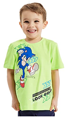 Camiseta Sonic para niños, Sonic, 4-5 Años
