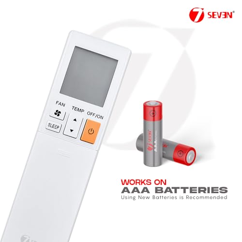 Image of 7SEVEN Compatible with Mitsubishi AC Remote Control ZH21AS SG20AS Model 244 Suitable for 1 1.5 2 Ton Split & Window Inverter Air Conditioner - Match Keys Exactly to Replicate Genuine Remote Function