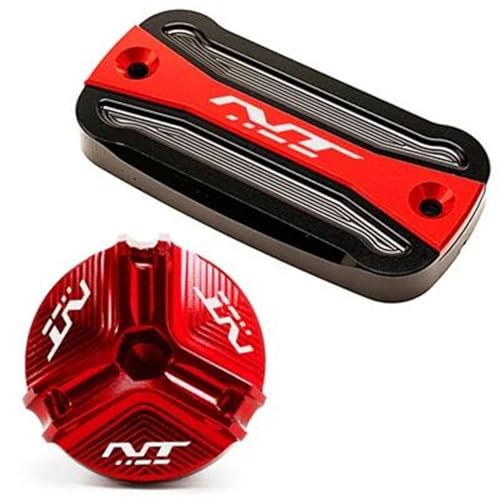 Tapa de líquido de frenos y tapón de aceite gris titanio para moto Honda NT1100 2021 a 2023 6