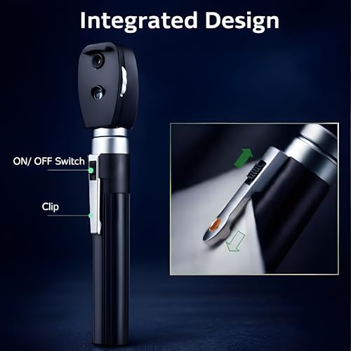 Image of MCP Ophthalmoscope OP-10 for eye, Portable Handheld Direct Ophthalmoscope 5 different Apertures with Storage Box