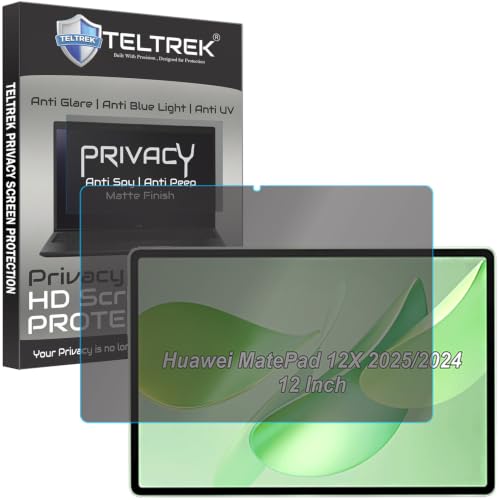Image of Privacy Matte Anti Peep Screen Guard Compatible With Huawei Matepad 12X 2025 /2024 Tab (12 inch Inch Tablet) Anti Spy Screenguard Not a Tempered Glass Screen Protector