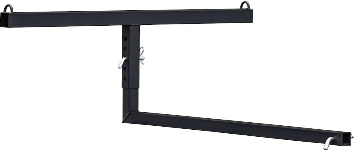 Buyers Products 1804100 Truck Bed Extender Hitch Mount – Heavy‑Duty Bed Extender for Truck Beds, Adjustable Crossbar, Foldable Extension Rack for Ladders, Kayaks, Canoes, Lumber, Pipes, 350lb Capacity