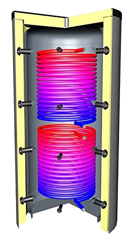 Preisvergleich Produktbild Pufferspeicher 800 Liter Warmwasserspeicher Solarwärmetauscher Hartschaum-Isolierung