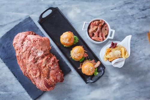 Pulled Pork ya cocinado 500 g | Copa de cerdo | Cocido a baja temperatura | Listo en 10 minutos | Embutidos Pasini | Especialidad BBQ