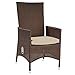 Produktbild Gartensessel Davenport II mit Verstellbarer Rückenlehne aus Polyrattan Braun