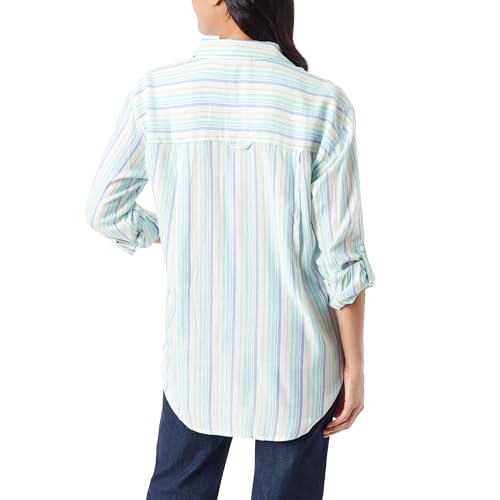 Image of Gloria Vanderbilt Women's Amanda Oversized Button Down Shirt with Roll-tab Sleeves