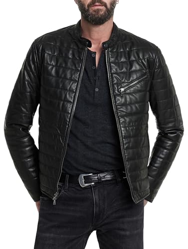 John Varvatos Men's Kitt Racer Jacket